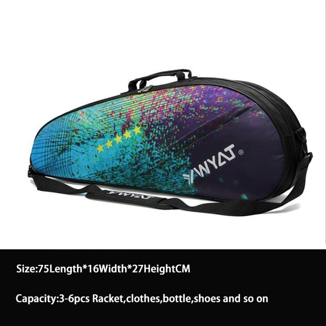Tennis Backpack Tennis Racket Cover Bag Badminton with Shoes Compartment Thicken Waterproof Raquete Tenis Shoulder Bag Men - Mall4Me