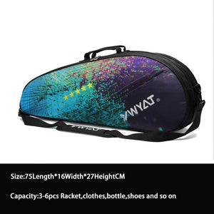 Tennis Backpack Tennis Racket Cover Bag Badminton with Shoes Compartment Thicken Waterproof Raquete Tenis Shoulder Bag Men - Mall4Me