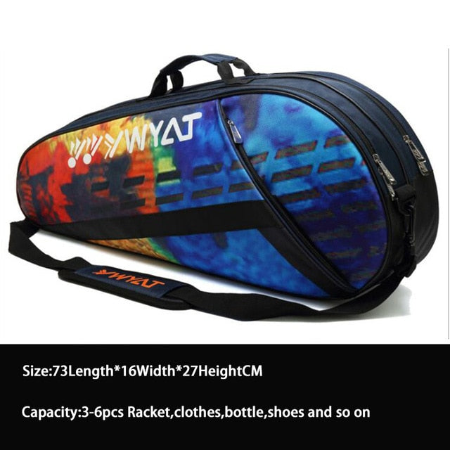 Tennis Backpack Tennis Racket Cover Bag Badminton with Shoes Compartment Thicken Waterproof Raquete Tenis Shoulder Bag Men - Mall4Me