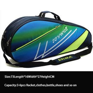 Tennis Backpack Tennis Racket Cover Bag Badminton with Shoes Compartment Thicken Waterproof Raquete Tenis Shoulder Bag Men - Mall4Me