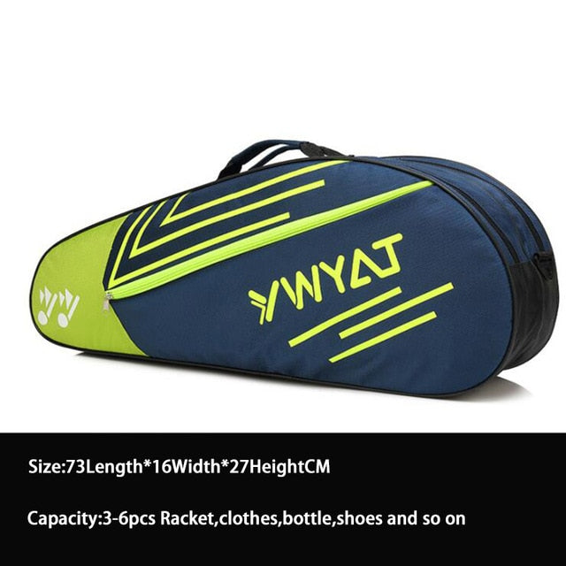 Tennis Backpack Tennis Racket Cover Bag Badminton with Shoes Compartment Thicken Waterproof Raquete Tenis Shoulder Bag Men - Mall4Me