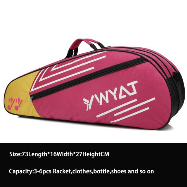 Tennis Backpack Tennis Racket Cover Bag Badminton with Shoes Compartment Thicken Waterproof Raquete Tenis Shoulder Bag Men - Mall4Me