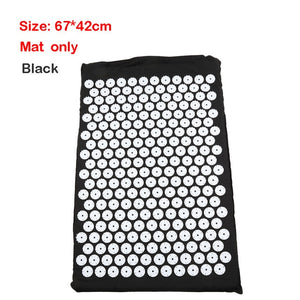 Massager Cushion Massage Yoga Mat Acupressure mat Relieve Stress Back Body Pain Spike Mat Massage Mat - Mall4Me