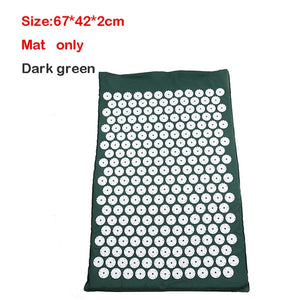 Massager Cushion Massage Yoga Mat Acupressure mat Relieve Stress Back Body Pain Spike Mat Massage Mat - Mall4Me