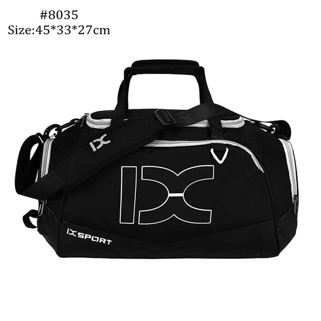 INOXT Men Women Fitness Training Dry Wet Gym Bags Waterproof Travel Shoulder Bag Outdoor sac de sport Handbag 40L Large Capacity - Mall4Me