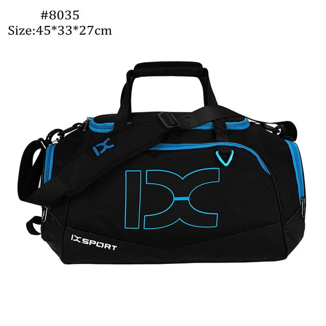 INOXT Men Women Fitness Training Dry Wet Gym Bags Waterproof Travel Shoulder Bag Outdoor sac de sport Handbag 40L Large Capacity - Mall4Me