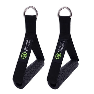 Gym Resistance Bands Handles Anti-slip TPR Grip Strong Nylon Webbing - Mall4Me