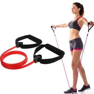 New Fitness Sport Pilates Bar Kit Gym Workout Stick Pilates Exercise Bar Kit with Resistance Band Body Building Puller Yoga Rope - Mall4Me