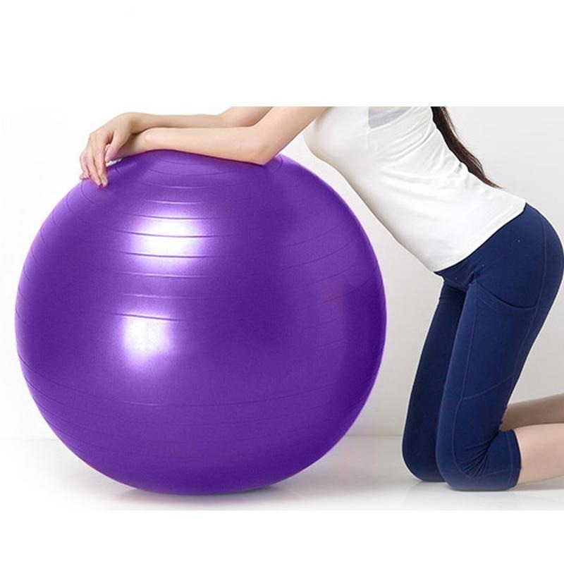 Yoga Ball GYM Balanced ball Fitness Massage Sport  Workout Relieve Pain Massage Balls Training Tool 55cm 65cm 75cm - Mall4Me