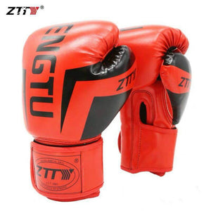 ZTTY Kick Boxing Gloves for Men Women PU Karate Muay Thai Guantes De Boxeo Free Fight MMA Sanda Training Adults Kids Equipment - Mall4Me