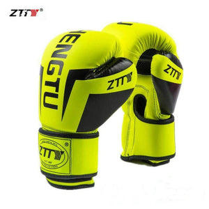 ZTTY Kick Boxing Gloves for Men Women PU Karate Muay Thai Guantes De Boxeo Free Fight MMA Sanda Training Adults Kids Equipment - Mall4Me