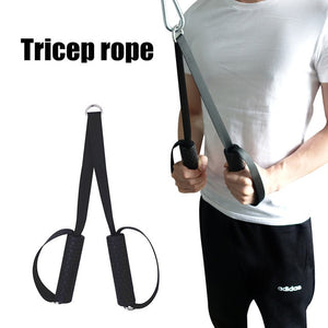 Gym Resistance Bands Handles Anti-slip TPR Grip Strong Nylon Webbing - Mall4Me