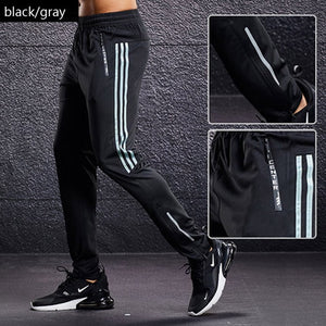 New Sport Pants Men Running Pants With Zipper Pockets Training and Joggings Men Pants Soccer Pants Fitness Pants For Men - Mall4Me