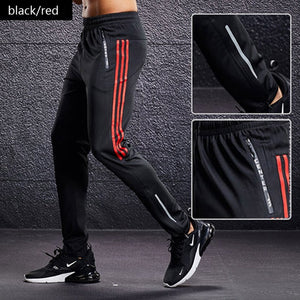 New Sport Pants Men Running Pants With Zipper Pockets Training and Joggings Men Pants Soccer Pants Fitness Pants For Men - Mall4Me