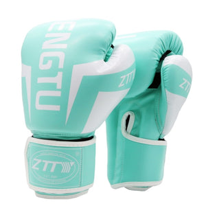ZTTY Kick Boxing Gloves for Men Women PU Karate Muay Thai Guantes De Boxeo Free Fight MMA Sanda Training Adults Kids Equipment - Mall4Me