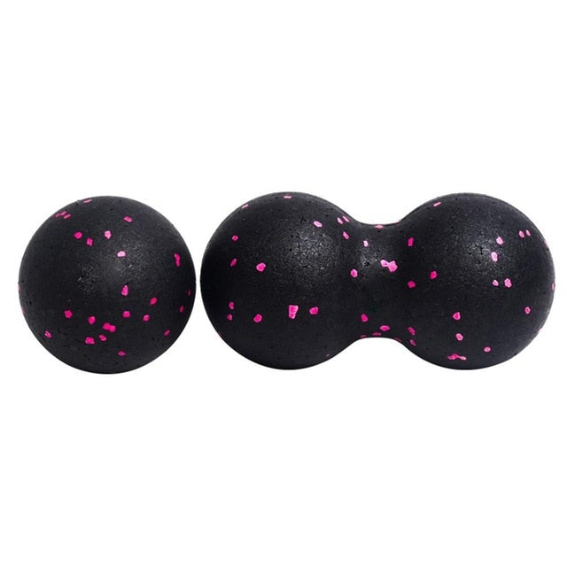 EPP Lacrosse Myofascia Ball Peanut Massage Ball High Density Lightweight Fitness Body Fascia Exercise Relieve Pain Yoga Ball - Mall4Me