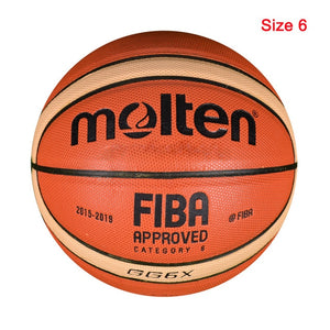 Men Basketball Ball Official Size 7/6/5 PU Leather Outdoor Indoor High Quality Match Training Women Child Basketball baloncesto - Mall4Me