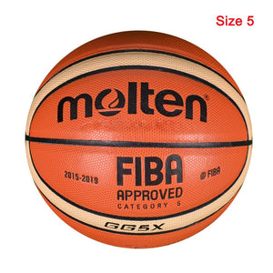 Men Basketball Ball Official Size 7/6/5 PU Leather Outdoor Indoor High Quality Match Training Women Child Basketball baloncesto - Mall4Me