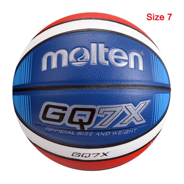 Men Basketball Ball Official Size 7/6/5 PU Leather Outdoor Indoor High Quality Match Training Women Child Basketball baloncesto - Mall4Me