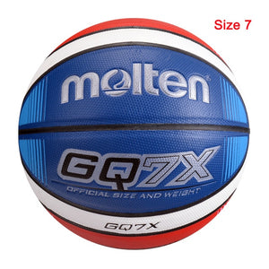 Men Basketball Ball Official Size 7/6/5 PU Leather Outdoor Indoor High Quality Match Training Women Child Basketball baloncesto - Mall4Me