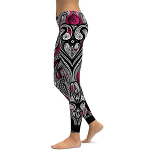 LI-FI Print Yoga Pants Women Unique Fitness Leggings Workout Sports Running Leggings Sexy Push Up Gym Wear Elastic Slim Pants - Mall4Me