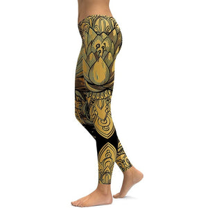 LI-FI Print Yoga Pants Women Unique Fitness Leggings Workout Sports Running Leggings Sexy Push Up Gym Wear Elastic Slim Pants - Mall4Me