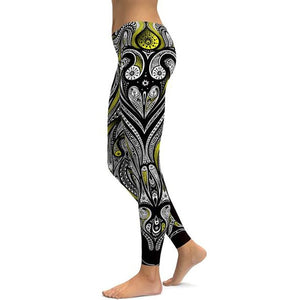 LI-FI Print Yoga Pants Women Unique Fitness Leggings Workout Sports Running Leggings Sexy Push Up Gym Wear Elastic Slim Pants - Mall4Me