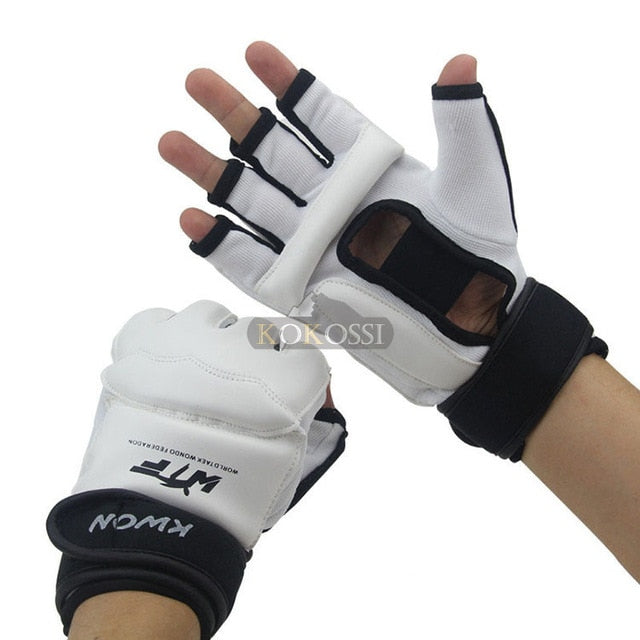 New Half Finger Fight Boxing Gloves Mitts Sanda Karate Sandbag TKD Protector For Boxeo MMA Muay Thai Kick Boxing Training - Mall4Me