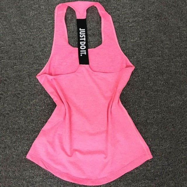 Women Sport tank Tops For Gym Vest Top Fitness Sleeveless T Shirt Sports Wear Yoga tank top Clothes Gym Vest Running workout - Mall4Me