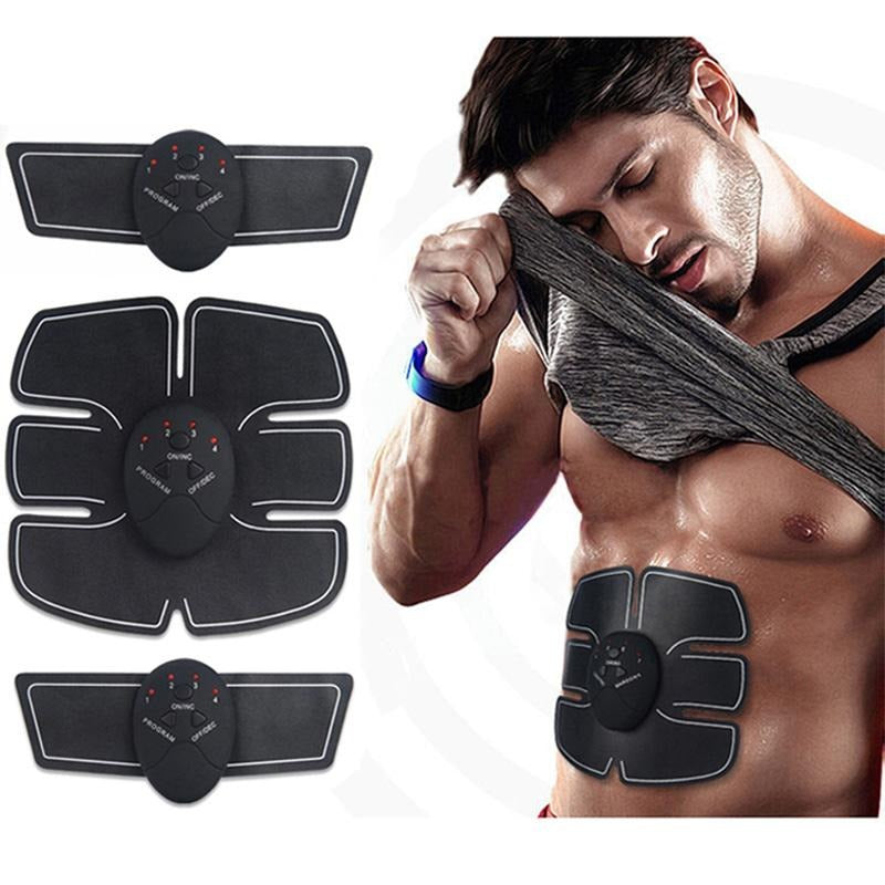 EMS Wireless Muscle Stimulator Trainer Smart Fitness Abdominal Training Electric Weight Loss Stickers Body Slimming Massager - Mall4Me