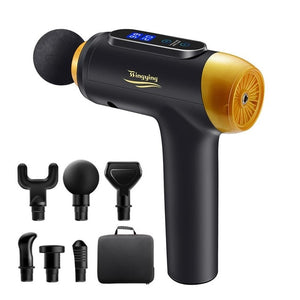 Massage Gun Muscle Relaxation Massager Vibration Fascial Gun Fitness Equipment Noise Reduction Design For Male Female - Mall4Me