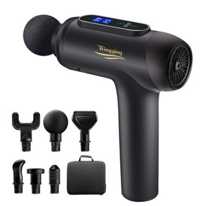 Massage Gun Muscle Relaxation Massager Vibration Fascial Gun Fitness Equipment Noise Reduction Design For Male Female - Mall4Me