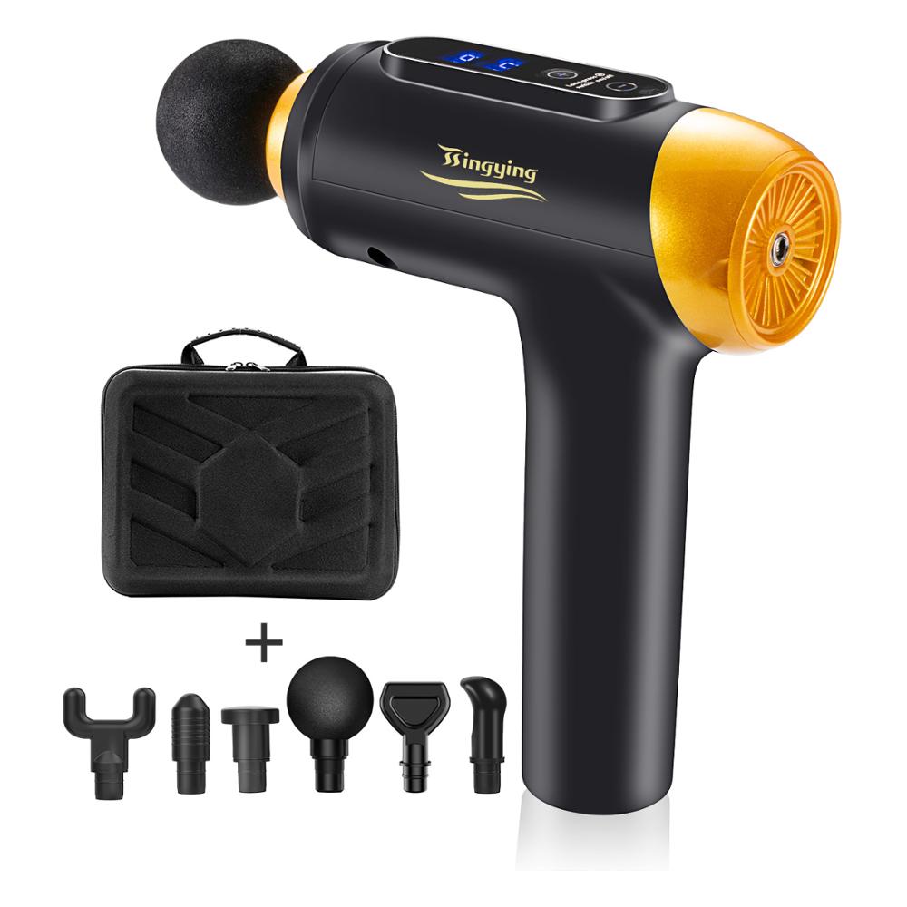 Massage Gun Muscle Relaxation Massager Vibration Fascial Gun Fitness Equipment Noise Reduction Design For Male Female - Mall4Me