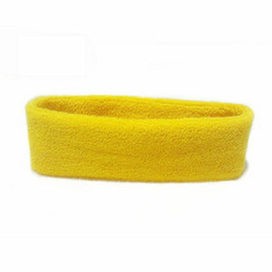 Unisex Sport Cotton Sweatband Headband for Men Women Yoga Hairband Gym Stretch Head Bands Strong Elastic Fitness Basketball Band - Mall4Me