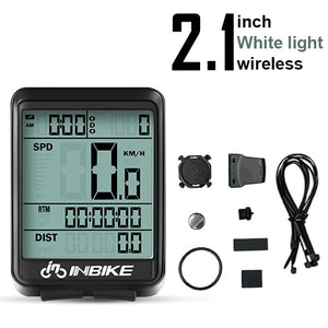 Waterproof Bicycle Computer Wireless And Wired MTB Bike Cycling Odometer Stopwatch Speedometer Watch LED Digital Rate - Mall4Me