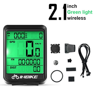 Waterproof Bicycle Computer Wireless And Wired MTB Bike Cycling Odometer Stopwatch Speedometer Watch LED Digital Rate - Mall4Me