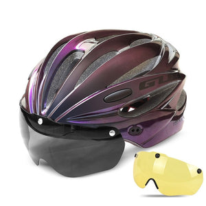 GUB K80 Cycling Helmet with Visor Magnetic Goggles Integrally-molded 58-62cm for Men Women MTB Road Bicycle  Bike Helmet - Mall4Me