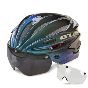 GUB K80 Cycling Helmet with Visor Magnetic Goggles Integrally-molded 58-62cm for Men Women MTB Road Bicycle  Bike Helmet - Mall4Me