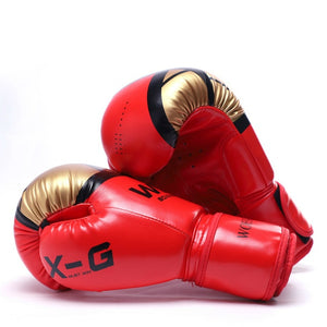 Kick Boxing Gloves for Men Women PU Karate Muay Thai Guantes De Boxeo Free Fight MMA Sanda Training Adults Kids Equipment - Mall4Me