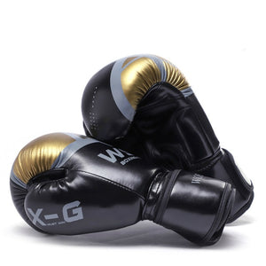 Kick Boxing Gloves for Men Women PU Karate Muay Thai Guantes De Boxeo Free Fight MMA Sanda Training Adults Kids Equipment - Mall4Me