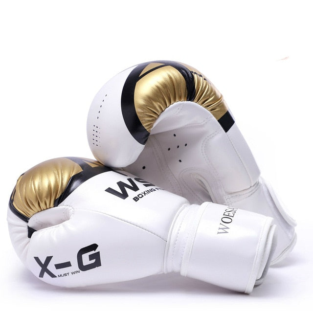 Kick Boxing Gloves for Men Women PU Karate Muay Thai Guantes De Boxeo Free Fight MMA Sanda Training Adults Kids Equipment - Mall4Me