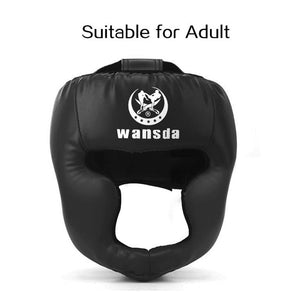 Kick Boxing Helmet for Men Women PU Karate Muay Thai Guantes De Boxeo Free Fight MMA Sanda Training Adults Kids Equipment - Mall4Me