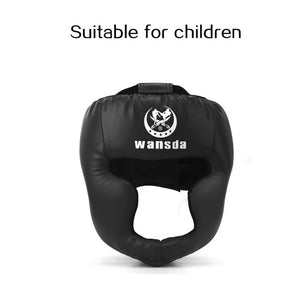 Kick Boxing Helmet for Men Women PU Karate Muay Thai Guantes De Boxeo Free Fight MMA Sanda Training Adults Kids Equipment - Mall4Me
