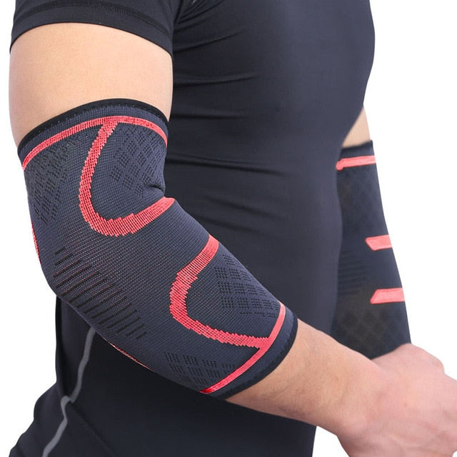 Elastic Protective Pad Sport Arm Sleeve Elbow Brace - Mall4Me