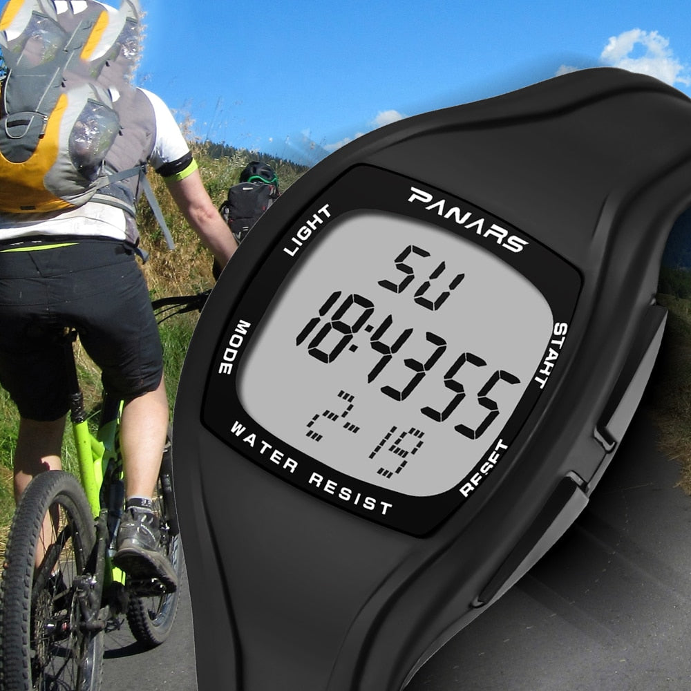 SYNOKE Sports Men Digital Watches Waterproof LED Watch Men Digital Watches Shockproof Date and Week Alarm Timer Clock - Mall4Me
