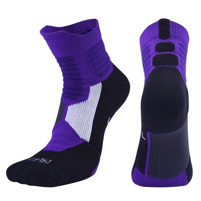 USHINE professional outdoor Sport cycling socks basketball football soccer running trekking socks men women - Mall4Me