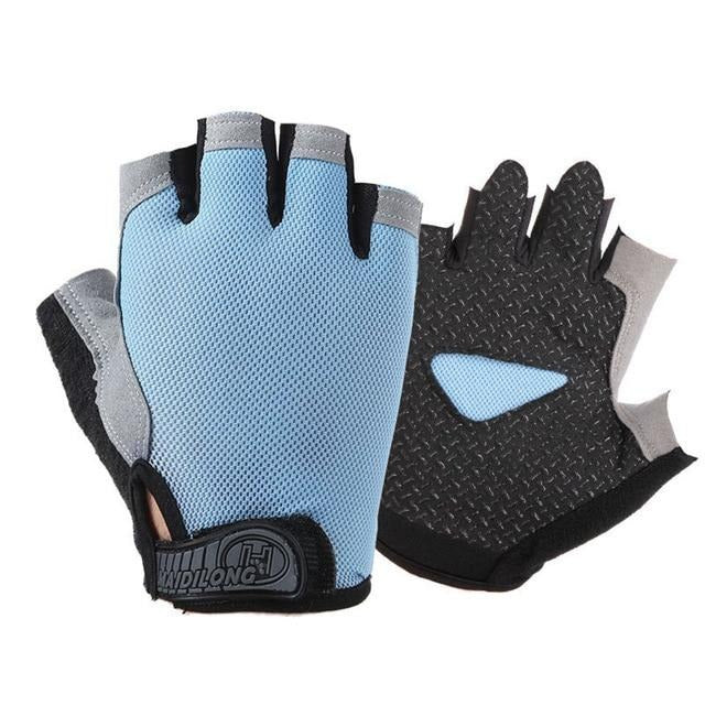 KoKossi Men Women Half Finger Fitness Gloves Breathable Anti-slip Weightlifting Dumbbell Horizontal Bar Training gloves - Mall4Me