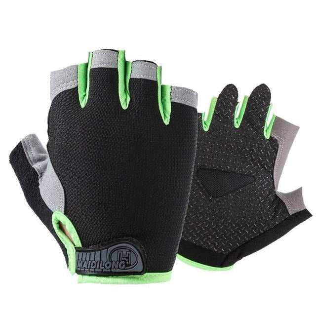 KoKossi Men Women Half Finger Fitness Gloves Breathable Anti-slip Weightlifting Dumbbell Horizontal Bar Training gloves - Mall4Me