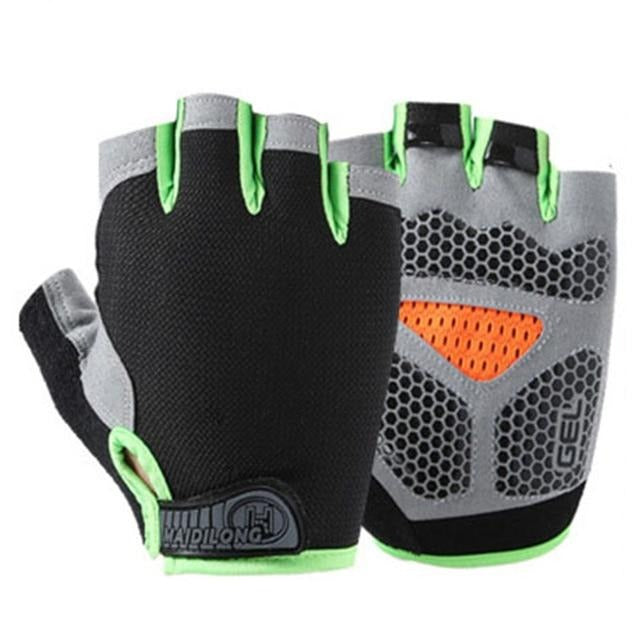 KoKossi Men Women Half Finger Fitness Gloves Breathable Anti-slip Weightlifting Dumbbell Horizontal Bar Training gloves - Mall4Me