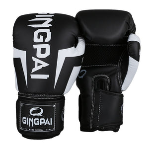 Kick Boxing Gloves for Adult Men Women PU Karate Muay Thai Guantes De Boxeo Free Fight MMA Sanda Training Adults Kids Equipment - Mall4Me